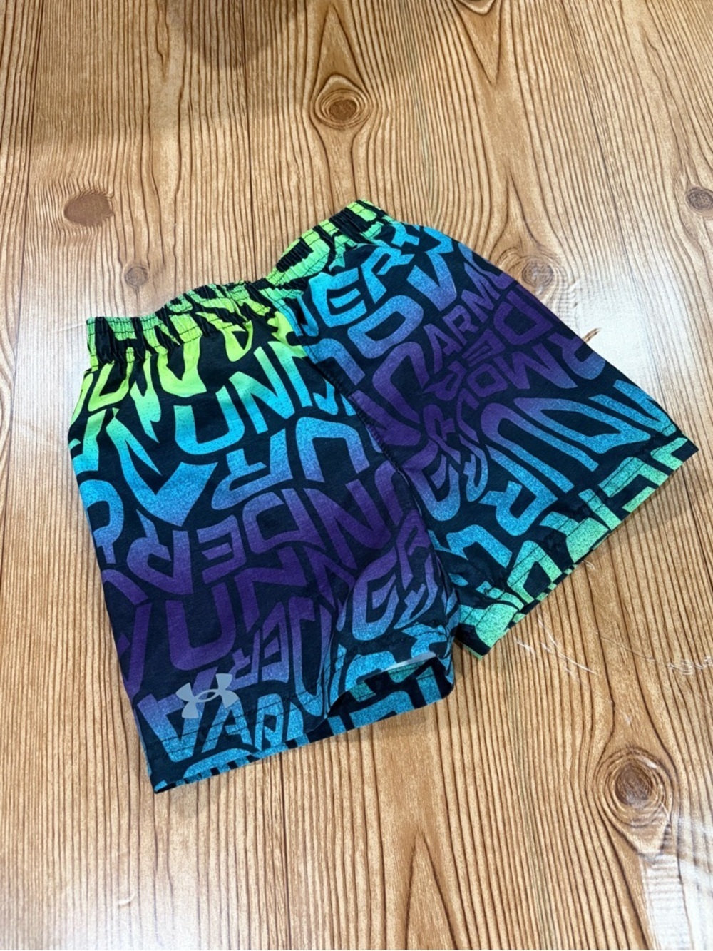 4/$20 Boy’s Under Armour Logo Athletic Shorts Bathing Suit with Lining